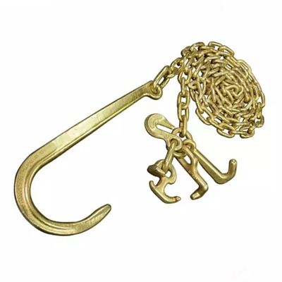 سعر جيد سلسلة نقل صفراء مجلفنة بحد حمل عمل 2 طن سوداء، سلاسل سحب، خطافات الانترنت