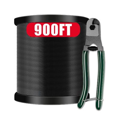 سعر جيد حبل سلكي مطلي بالفينيل الأسود من الفولاذ المقاوم للصدأ 304 مقاس 7x7 مقاس 1/16 لتعليق أضواء السلسلة الانترنت