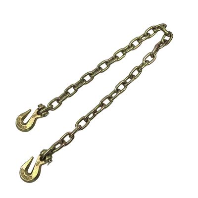 سعر جيد Galvanized G70 Binder Steel Link Chain Forged Clevis Grab Hooks 20Mn2 Metal Link Chain الانترنت