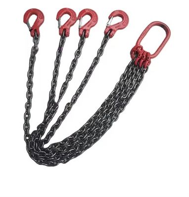 سعر جيد 2t Working Load Limit G80 Steel Heavy Duty Industrial Lifting Chain with J/C Type Hook الانترنت