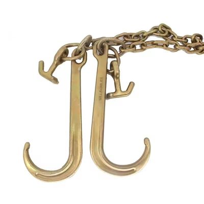 سعر جيد G70 Lifting Truck Winch Cable V Hooks Forged Towing Chains with Welded Chain Structure الانترنت