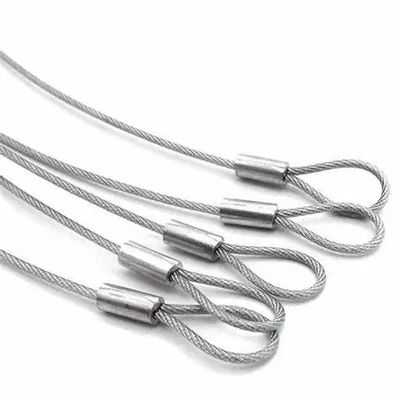 سعر جيد الفولاذ المقاوم للصدأ 7x7 6x36 Dia 8mm IWRC RHRL العين الصلبة الناعمة النهاية السلكية غير المصقولة الحبل الانترنت