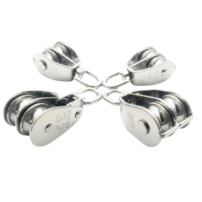 سعر جيد S315 كتلة بكرة مزدوجة لرفع حبل الأسلاك الفولاذية المقاومة للصدأ وكتلة الرفع الانترنت