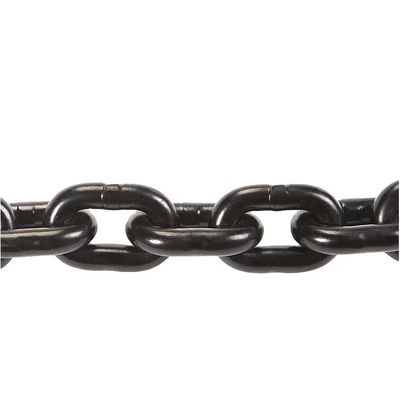 سعر جيد 48kN Test Load G80 8mm Blacken Finished Lifting Chain Iron Chain for Hoist الانترنت
