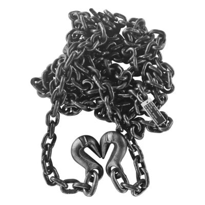سعر جيد Secure Your Cargo with G80 Black Oxide Tie Down Chain Featuring Welding Hooks الانترنت