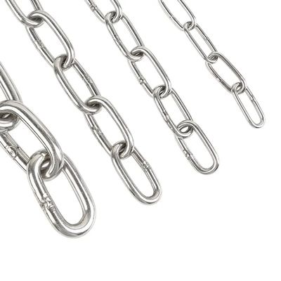 سعر جيد 8mm Blacken Finished 316 Stainless Steel Boats Anchor Chain Standard DIN766 for Ship الانترنت
