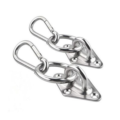 سعر جيد 304 Stainless Steel Pad Eye Plate With Round Ring Heavy Duty Marine Deck Fittings الانترنت