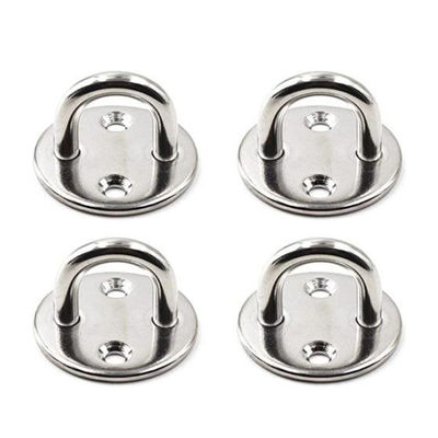 سعر جيد لوحة عين مستديرة من الفولاذ المقاوم للصدأ المجلفن لمشبك الباب والتعليق على الحائط الانترنت