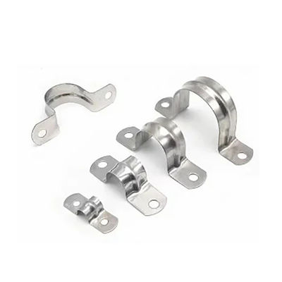 سعر جيد Stainless Steel Plumbing Pipe Saddle Clip Bracket With Polish Finish الانترنت