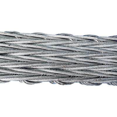 سعر جيد حبل سلك مسطح من الفولاذ المجلفن بالغمس الساخن 155x26 مم 940-1010 كجم/100 متر الانترنت