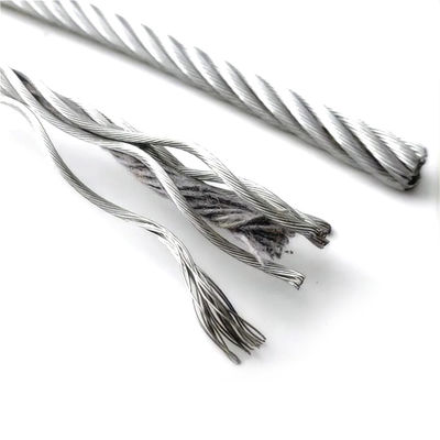 سعر جيد حبل أسلاك فولاذي معدني 6X19 سيال IWRC للخدمة المعالجة للكربون الانترنت