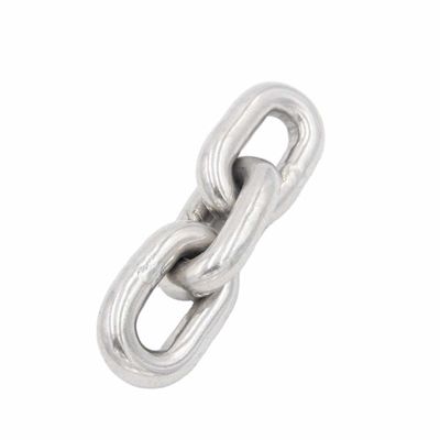 سعر جيد AISI304/316 Stainless Steel Welded Link Chain High Polished Japanese Standard Link Chains الانترنت