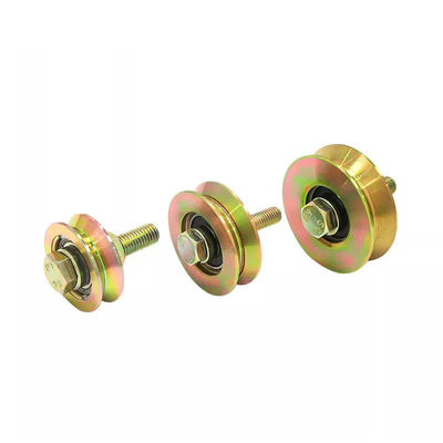سعر جيد Groove Shape Slide Door Wheels High Loading Capacity Galvanized Steel Wheel الانترنت