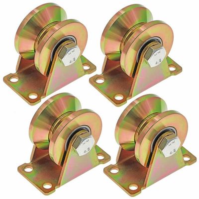 سعر جيد Heavy Duty Swing Sliding Gate Hardware Wheels Sliding Gate Tracks Wheels Hardware Kit Barrier Alumanium Roller Gate الانترنت