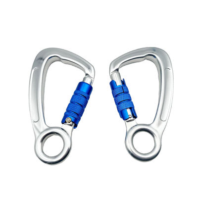 سعر جيد Heavy Industry Aluminum Carabiner 30KN Auto Mountain Climbing Swivel Clip Snap Hook الانترنت