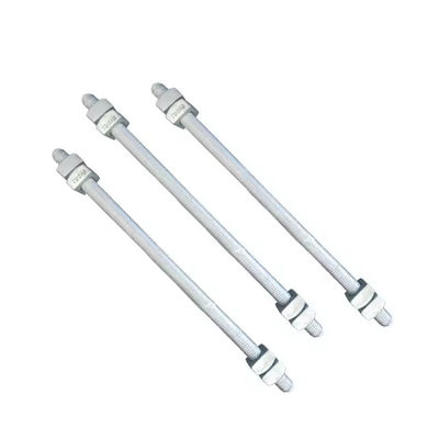 سعر جيد 5/8*14 Inch Double Head Bolt Hot Dip Galvanized Double End Rods Threaded Fasteners الانترنت