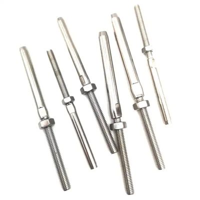 سعر جيد Stainless Steel 316 Wire Rope Swage Stud Terminal Heavy Duty With Nut الانترنت