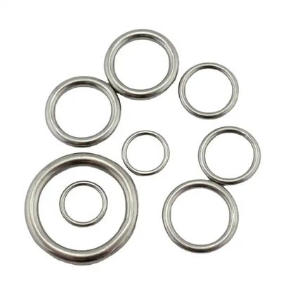 سعر جيد 2.5*7.5mm 316/304 Stainless Steel Mini Marine Strap Welded Round O Ring الانترنت