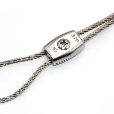 سعر جيد Wire Rope Fitting 304 316 Stainless Steel Simplex Single Bolt Wire Rope Clip Cable Clamp الانترنت