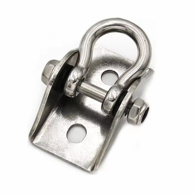 سعر جيد Factory Heavy Duty Stainless Steel 304 316 Swing Hanger Bow Shackle Type Ceiling Swivel Hanging Hook for Yoga Hammock الانترنت