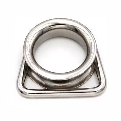 سعر جيد SS304 316 Stainless Steel Round Thimble Sun Shade Sails Corner Link Hardware D Ring Thimble الانترنت
