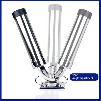 سعر جيد Adjustable Fishing Rod Holder for Boat 316 Stainless Steel 360 Degree Adjustment Portable Boat Fishing Pole Rod Holders الانترنت