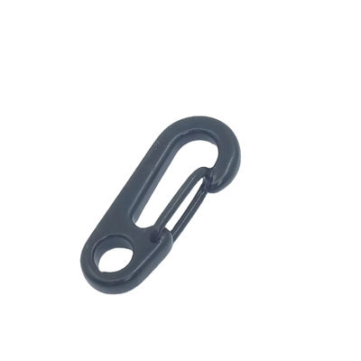 سعر جيد سلاسل مفاتيح ميني كارابينر سوداء حلقة مفاتيح مشابك قفاز كوك EDC الأجهزة الانترنت