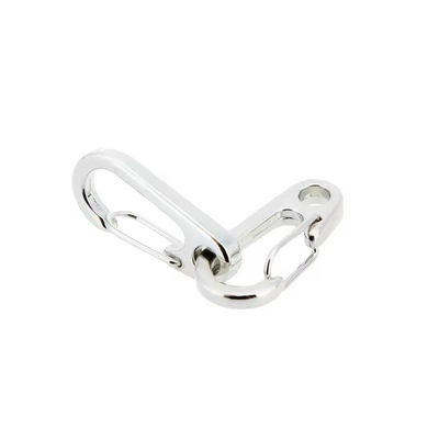 سعر جيد فولاذ المقاوم للصدأ ميني خطاف كرافينر مقطعة قفزة خطاف لسلسلة المفاتيح الانترنت