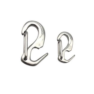 سعر جيد Heavy Industry Stainless Steel Spring Open End Sail Snap Hook with Polished Finish الانترنت