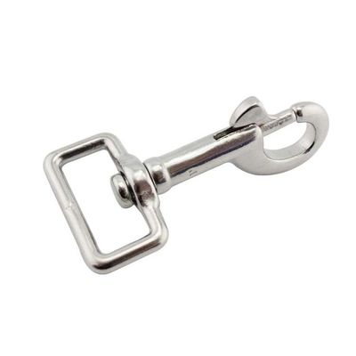 سعر جيد Polished Square Swivel Eye Bolt Snap Hook For Distribution Rigging Hardware الانترنت