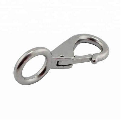 سعر جيد Stainless Steel 316 Mini Rigid Swivel Eye Snap Hook For Marine Quick Linking Requirements الانترنت