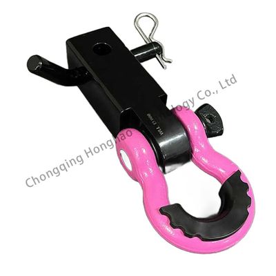 سعر جيد Heavy Duty Forged Off Road Bow Shackle 3/4 Inch Pink Yellow Black Custom Galvanized Metric 0.5T-85T الانترنت