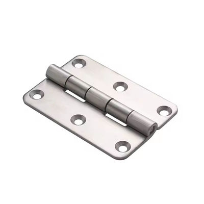 سعر جيد Silver Stainless Steel Closet Door Folding Butt Hinges for Home Furniture Hardware الانترنت