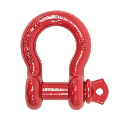 سعر جيد Metric Measurement System Carbon Steel G209 Bow Screw Pin Shackles for Offroad Rescue الانترنت