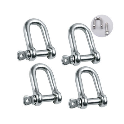 سعر جيد Polished Screw Pin Forged Stainless Steel 304/316 Marine Anchor Lifting D Shackle Other الانترنت