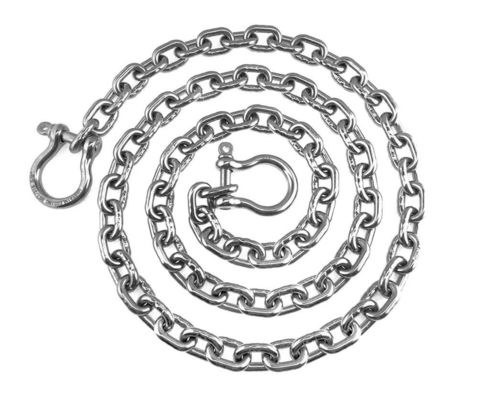 سعر جيد Stainless Steel 316 Anchor Chain With Advanced Lock Ring Shackle Design Marine Hardware الانترنت