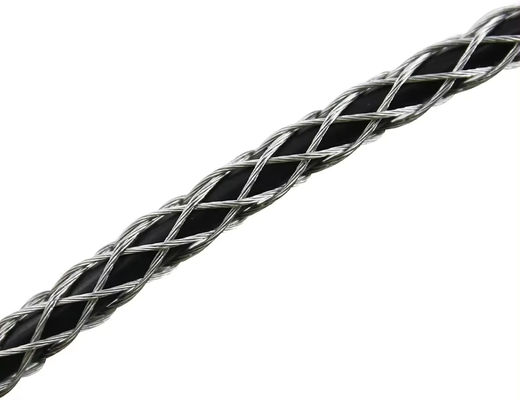 سعر جيد 304 Stainless Steel Wire Mesh Cable Socks Wire Mesh Cable Grip الانترنت