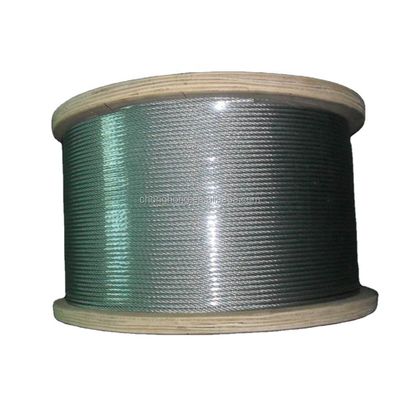 سعر جيد Customization Steel Grade Stainless Steel AISI304/316 1x7 1x19 1x37 Inox Cable 1mm 2mm 3mm 4mm 5mm 6mm 7mm Steel Cable Ropes الانترنت