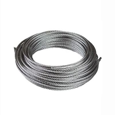 سعر جيد GB Standard 6*12 7FC 300m Coil Galvanized Steel Wire Rope for Bunding 5mm Diameter and 3mm-20mm Diameter الانترنت