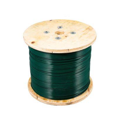 سعر جيد Galvanized PVC PU Coated Steel Cable Plastic Coated Wire Rope with GB Standard Diameter 2mm-38mm 7*19 الانترنت