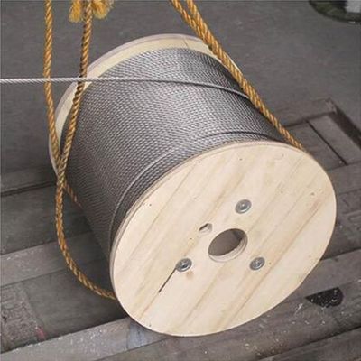 سعر جيد Standard AiSi 304 316 SUS304 SUS316 Stainless Steel Wire Rope 1x7 Ropes Wire 1.5mm 2mm 3mm 4mm With Tolerance ±1% الانترنت