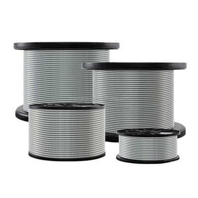 سعر جيد PVC Coated Steel Cable Rope Customization Cold Heading Steel Stainless Steel Wire Rope Aircraft Cables الانترنت