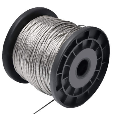 سعر جيد 7x19 Construction Stainless Steel Wire Rope for Aircraft Cable Manufacturing الانترنت