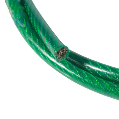 سعر جيد حبل سلكي من الفولاذ المقاوم للصدأ مغطى بـ PVC و PU مرن للأداء طويل الأمد الانترنت