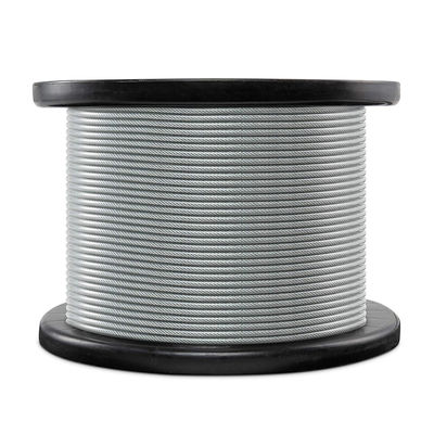 سعر جيد 7x7 Steel Cable Rope PVC Coated Steel Wire Rope 1/8