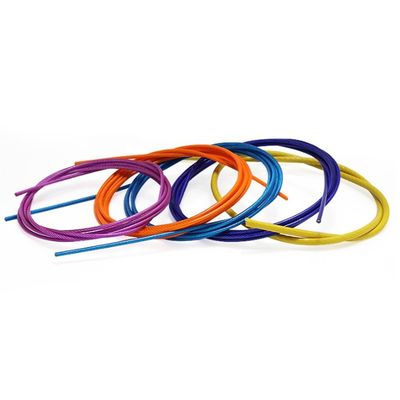 سعر جيد 1000 متر/بكرة حبل سلكي من الفولاذ المقاوم للصدأ مطلي بـ PVC شفاف، الطول 1000 متر/بكرة، 0.50 مم، 7x7، AISI 201/304/316 الانترنت