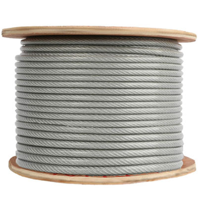 سعر جيد 7x7 / 7x19 PVC Coated Steel Wire Rope 5/32 inch to 7/16 inch Galvanized Steel Cable Rope Vinyl Coated Aircraft Cables الانترنت