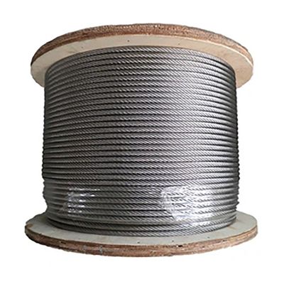 سعر جيد 15mm Steel Wire Rope 8x26 Left Hand Ordinary Lay 2160N/mm2 Galvanized Compacted S min.196 2 kN for Lifting Tolerance Other الانترنت