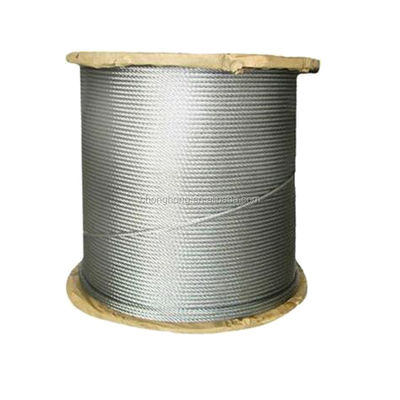 سعر جيد Ungalvanized 6x36 Steel Wire Rope 12mm to 44mm Diameter Suitable for Various Lifting Applications الانترنت