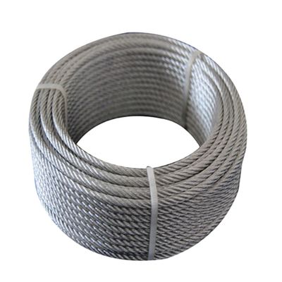 سعر جيد Grade High Carbon Steel 6*19 Wire Rope 3mm-16mm for Gym Equipment Cable Winch Hot Dip Galvanized/Electric Galvanized الانترنت